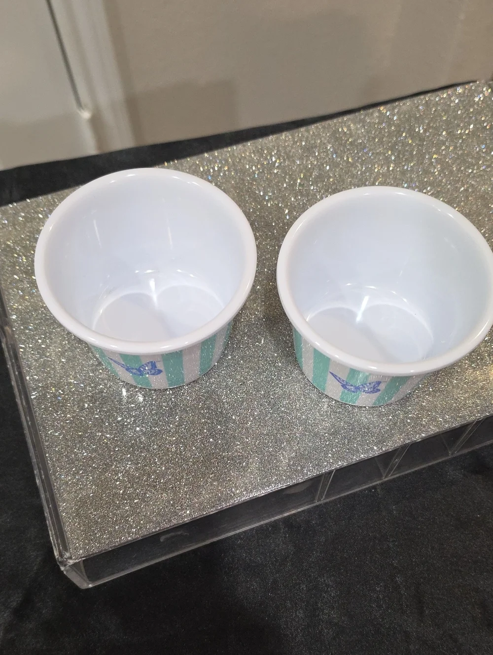 Dolly Parton Butterfly Stripe Dessert Cups